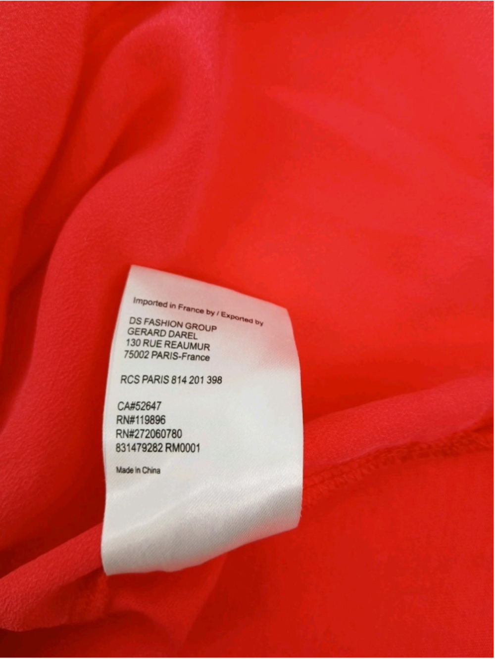 Gerard Darel Salmon Pink Top Size 4 Oversized - Picture 10 of 10